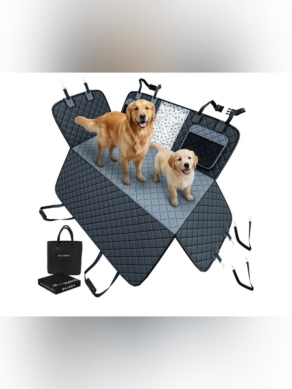 Heavy Duty, Hard Bottom Dog Car Seat Cover